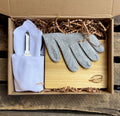 Personalized Oyster Shucking Kit | Knife, Glove, Towel & Handmade Board