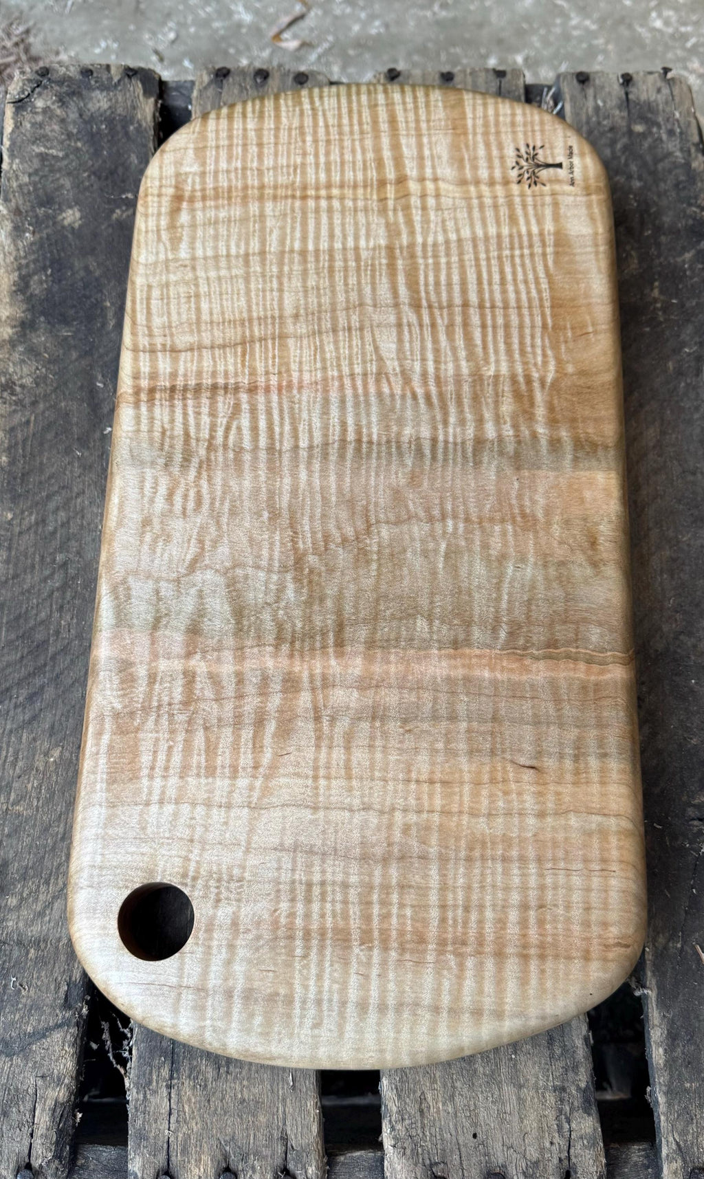 Curly Ambrosia Maple Charcuterie Board