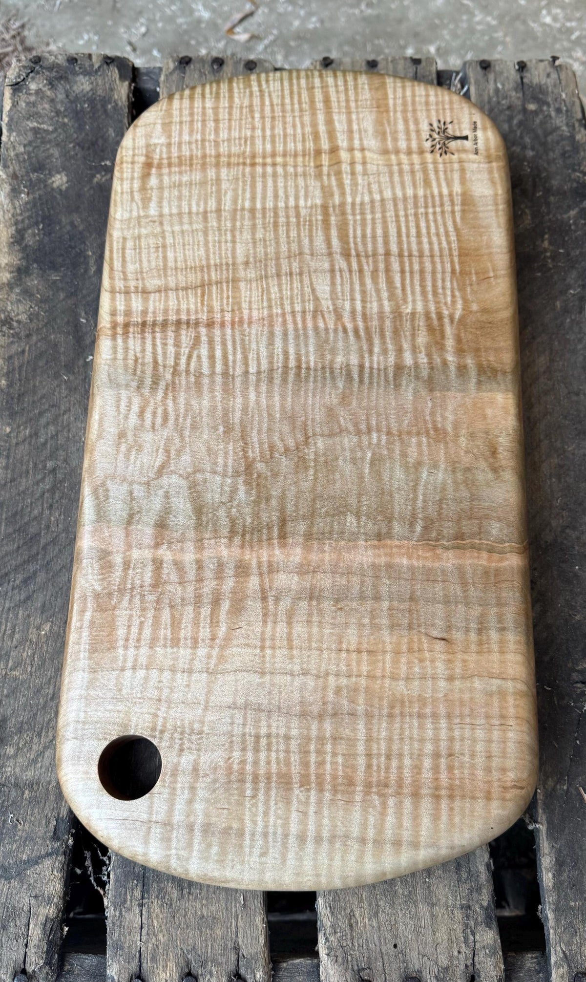 Curly Ambrosia Maple Charcuterie Board