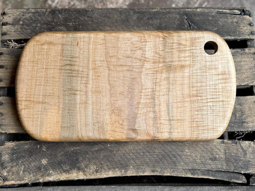 Handmade Ambrosia Maple Charcuterie Board, Michigan Reclaimed Wood