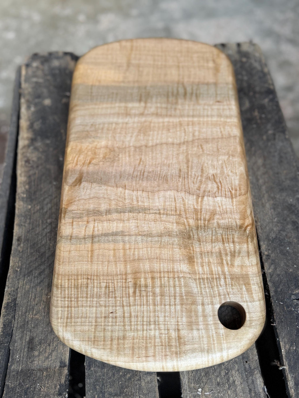 Curly Ambrosia Maple Charcuterie Board