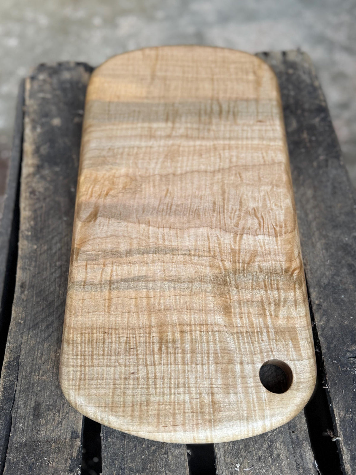 Curly Ambrosia Maple Charcuterie Board